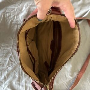 Lucy Brand leather crossbody bag